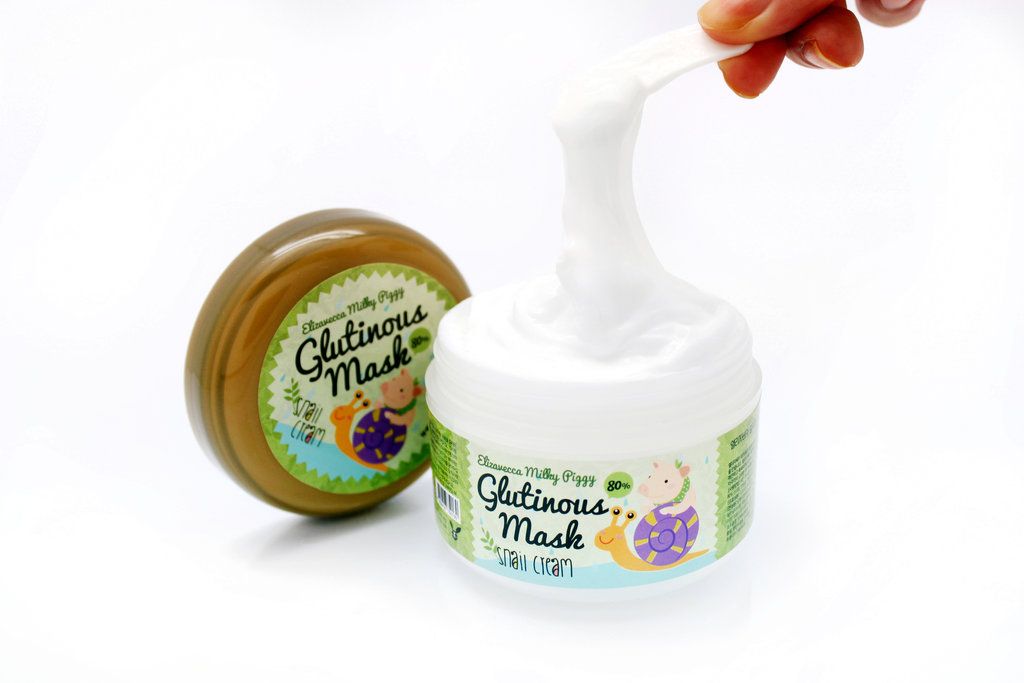 Крем-маска с муцином улитки Elizavecca Milky Piggy Glutinous Mask 80% Snail Cream