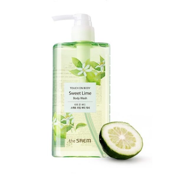 Гель для душа с экстрактом лайма The Saem TOUCH ON BODY Sweet Lime Body Wash