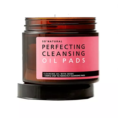 Очищающие диски для лица с натуральными маслами So Natural Perfecting Cleansing Oil Pad