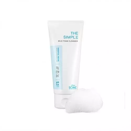 Миниатюра пенки Scinic Simple Mild Foam Cleanser